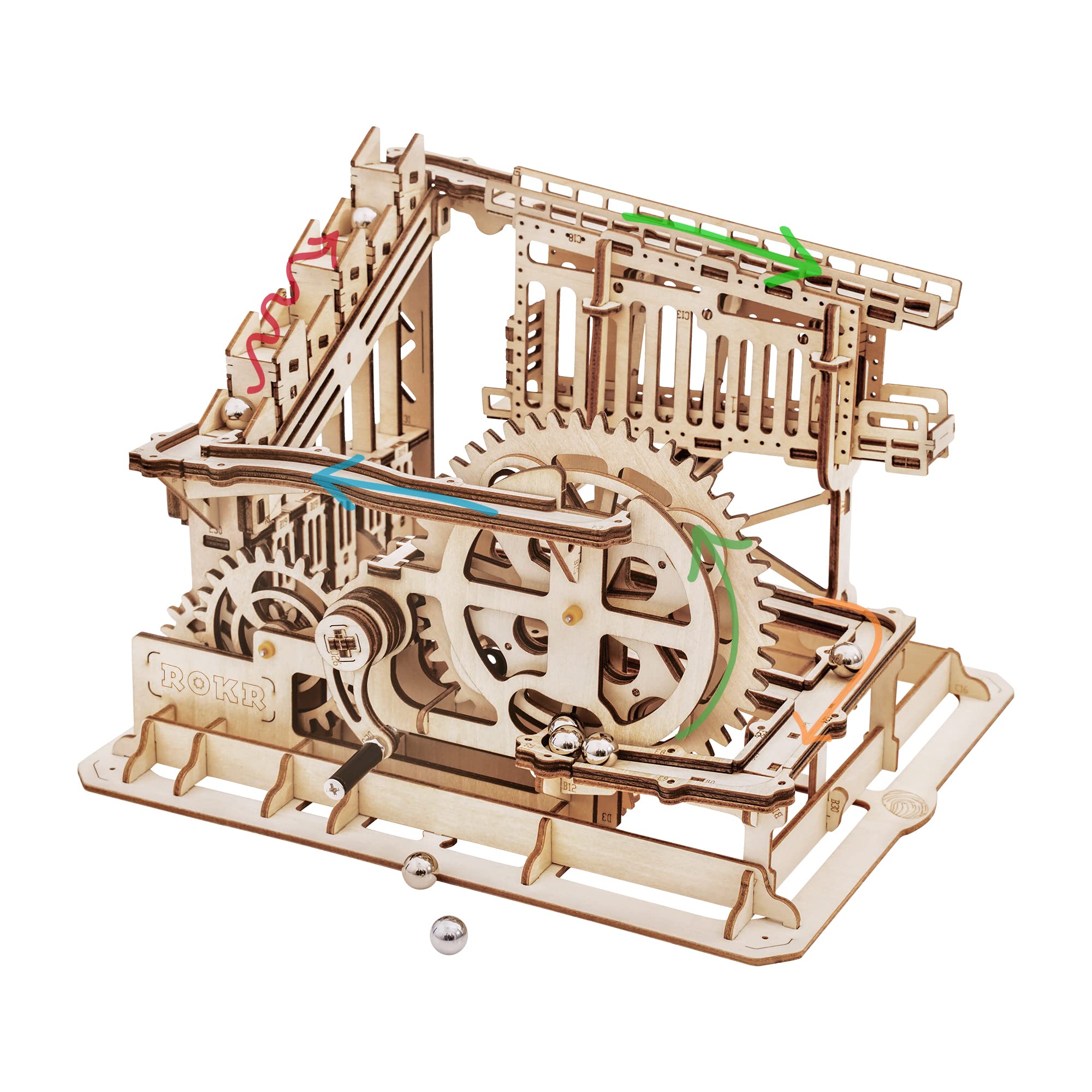 Amazon | ROKR 立体 パズル 木製 3d ウッド DIY 手つくり キット 子供