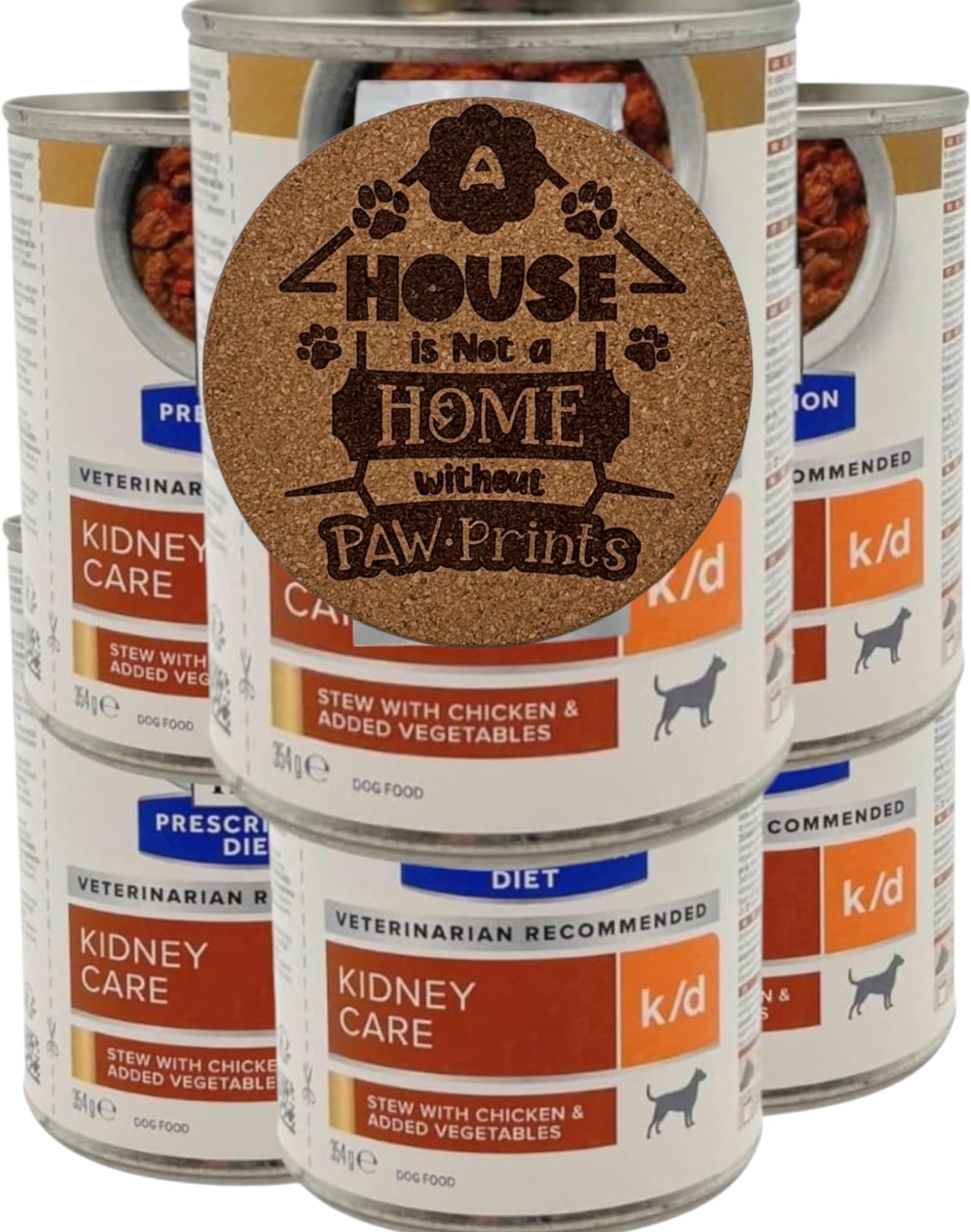 k/d Kidney Care Stew 6x354g Chicken - Balanced Dietetic Wet Food For Adult Dogs Suffering with Kidney Problems