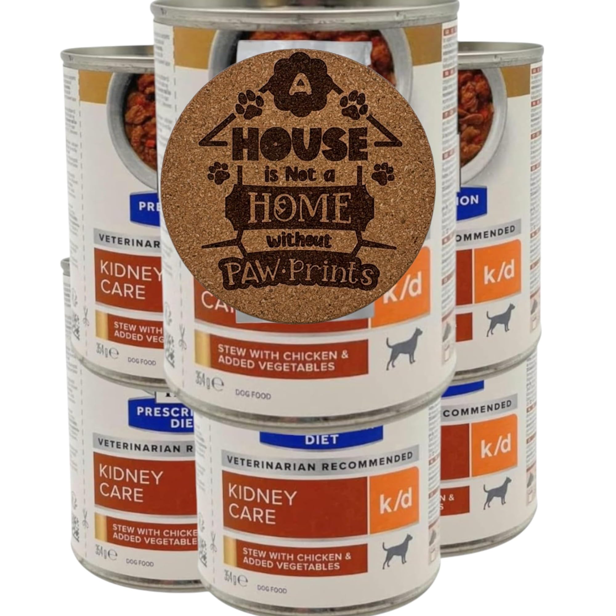 k/d Kidney Care Stew 6x354g Chicken - Balanced Dietetic Wet Food For Adult Dogs Suffering with Kidney Problems