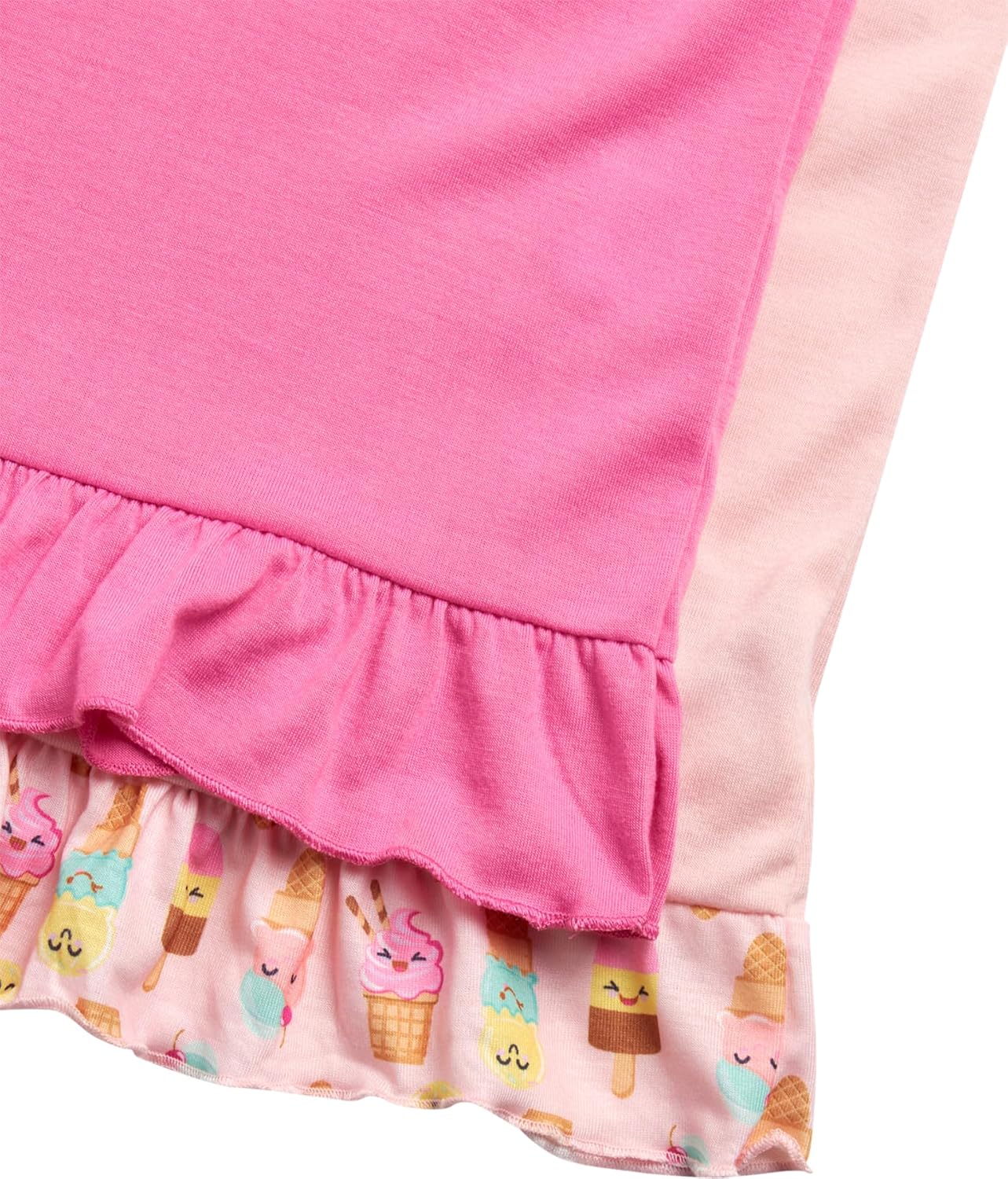 Sweet & Sassy Girls Nightgowns - 2-Piece Short Sleeve Night Gown Pajamas with Eye Mask Sleepwear Set for Girls (Size: 6-14) - Image 5