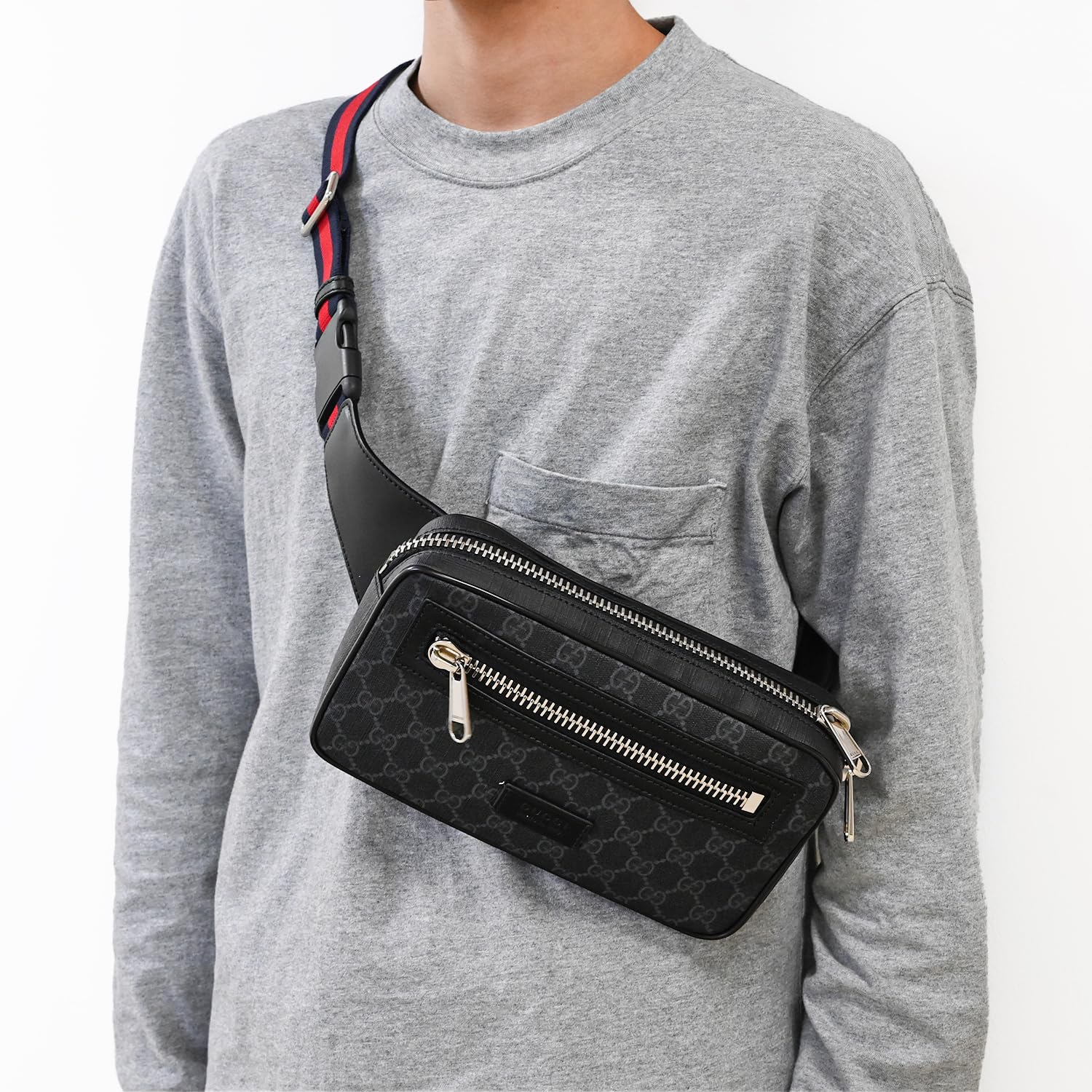 474293【人気】GUCCI グッチ GGスプリーム ベルトバッグ ボディB Amazon.co.jp: [グッチ] ベルトバッグ GUCCI 474293 K9RRN 1095 ボディ