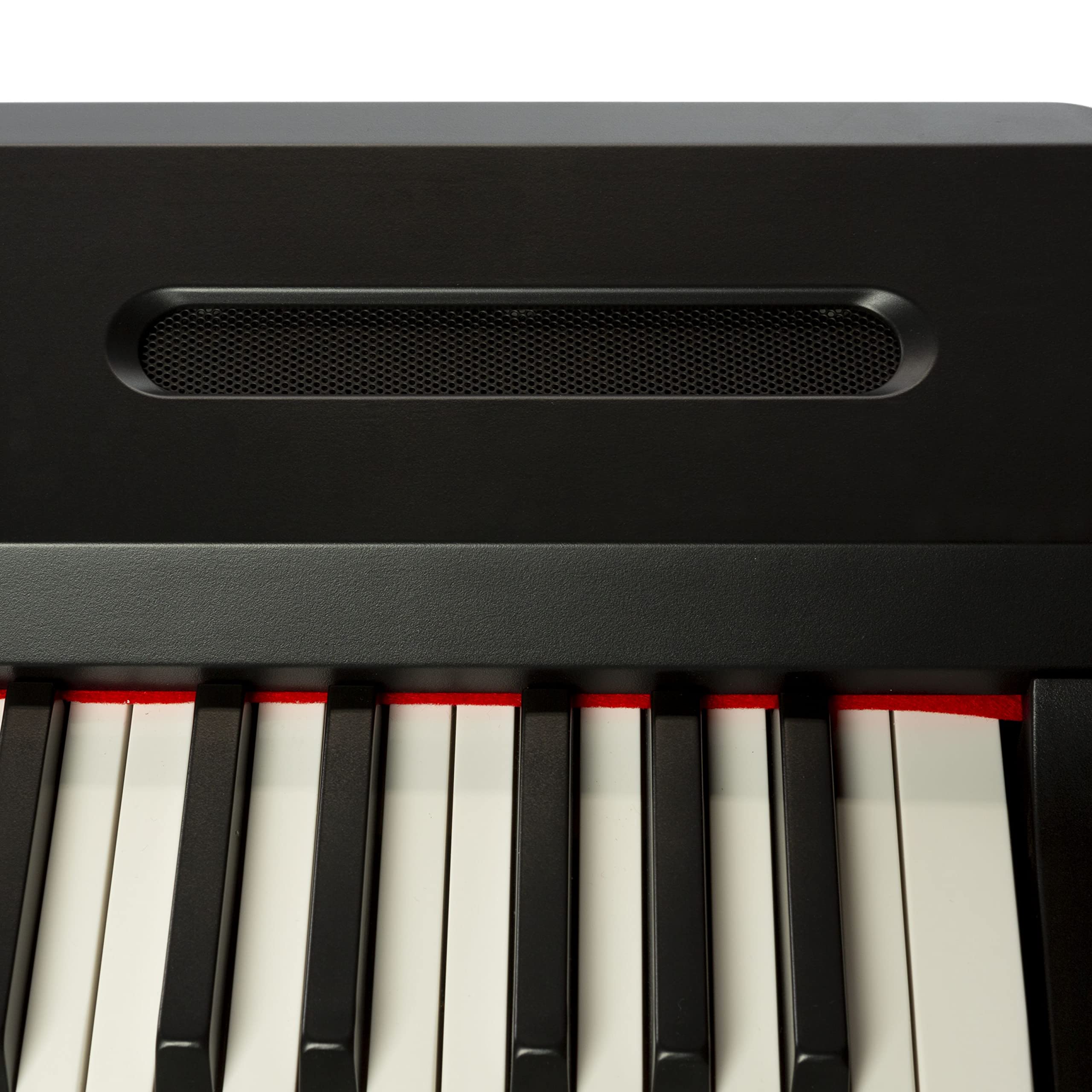 Digital Piano 88 Tasten, Hammermechanik, anschlagdynamisch, gewichtet, Anfänger E-Piano schwarz mit Pedalen, Klavierständer, Notenhalter und 128 Stimmen, SP-11