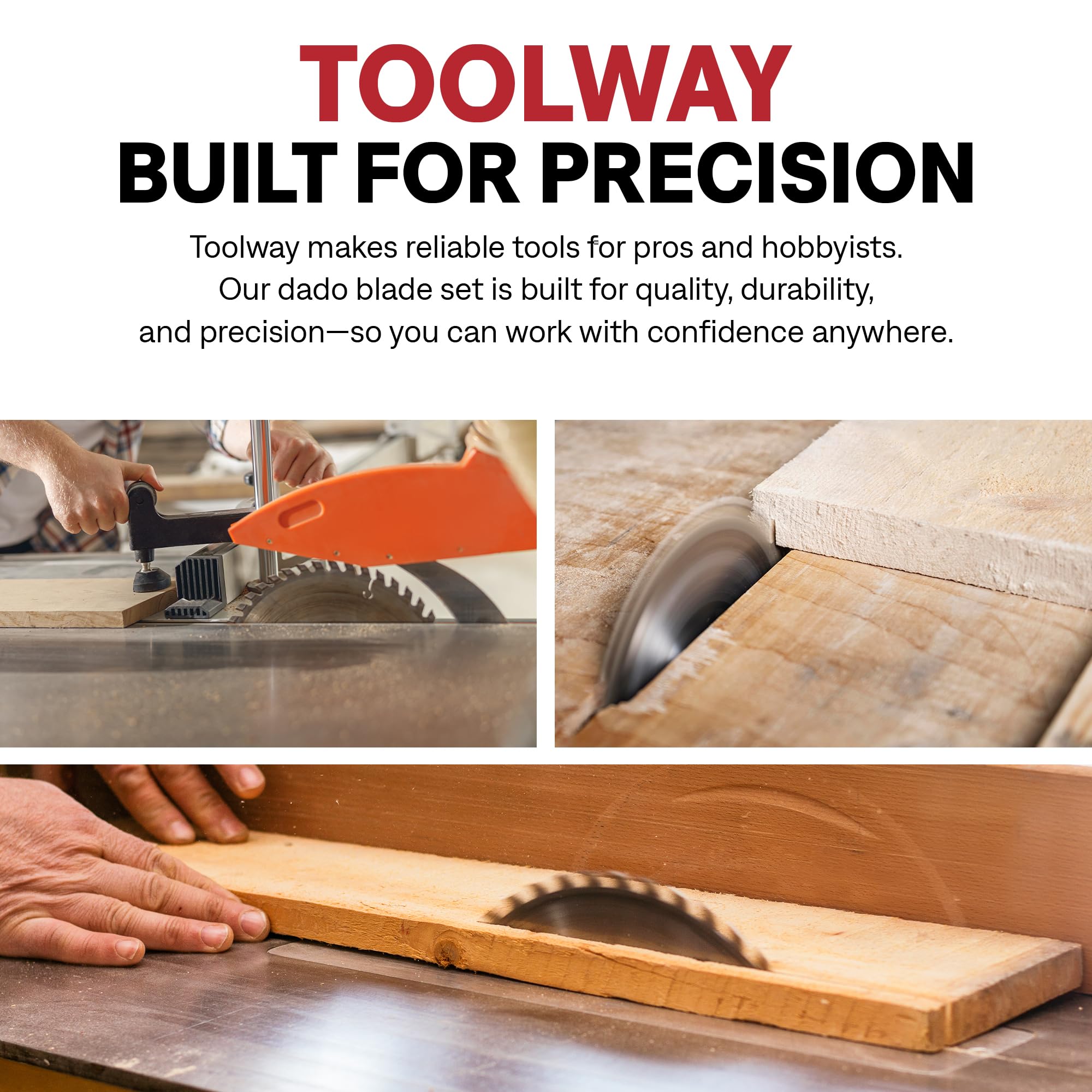 Toolway 111028 Juego de cuchillas Dado de 20.3 cm, 200 mm, 24 dientes
