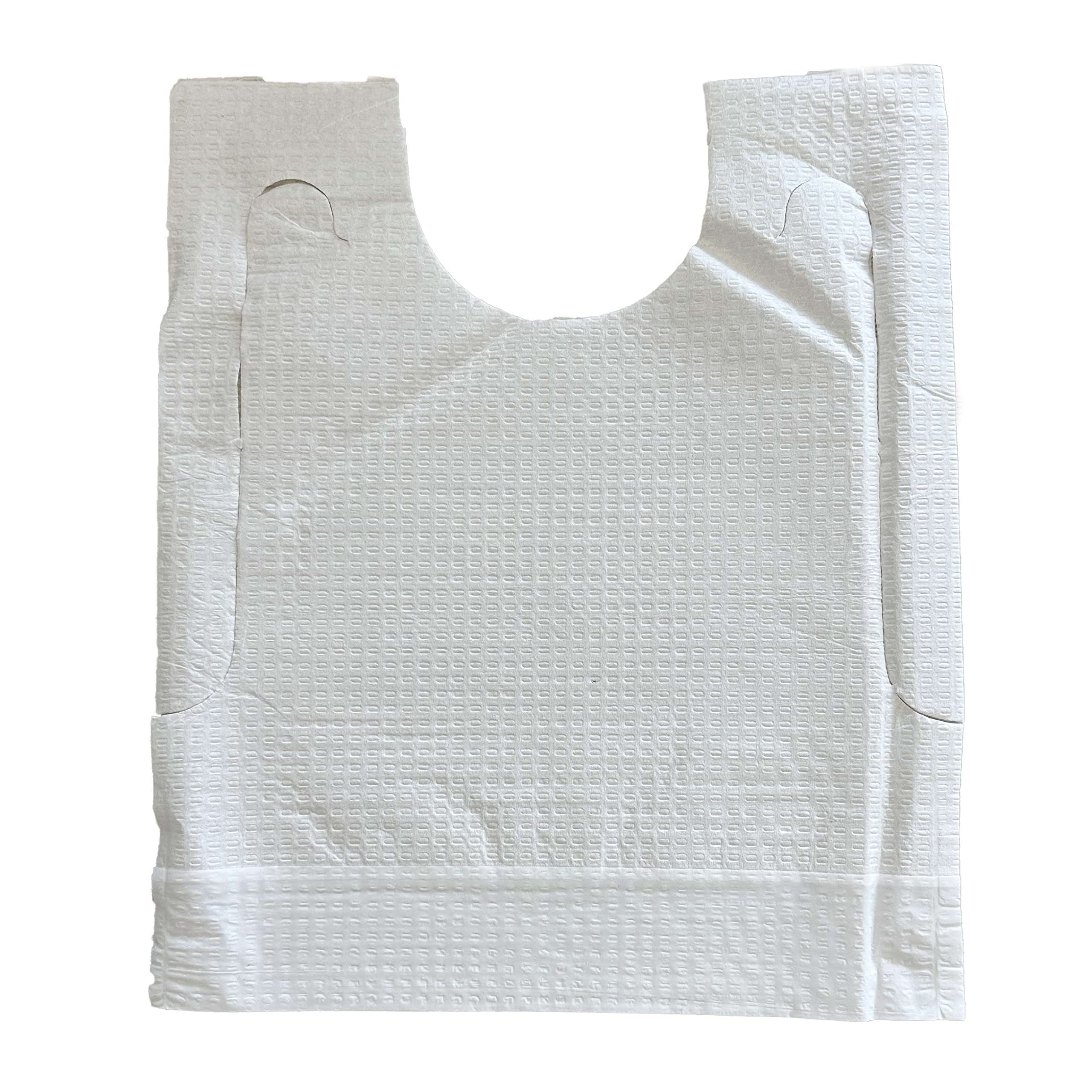 monoutile 100 pz bavaglini usa e getta bambini 27x34 cm, bavette pappa svezzamento con tasca raccogli briciole, Bavaglini neonato impermeabili