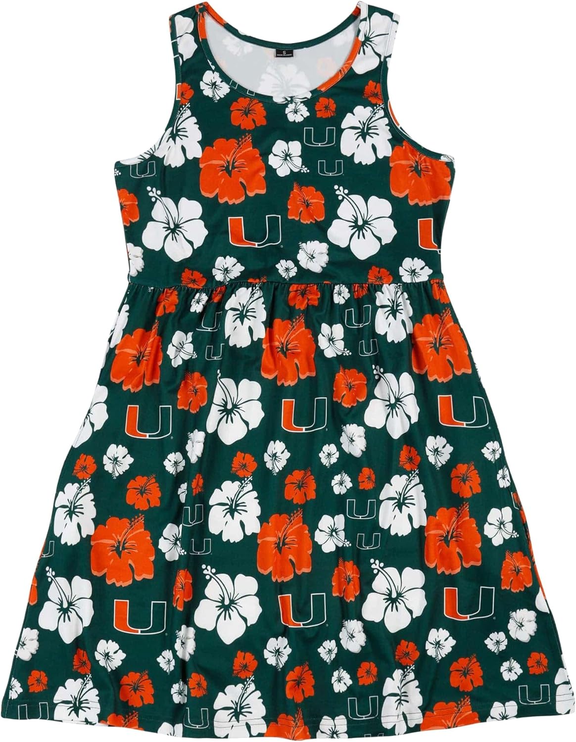 FOCO NCAA Womens NCAA College Team Logo Ladies Fashion Floral Sundress