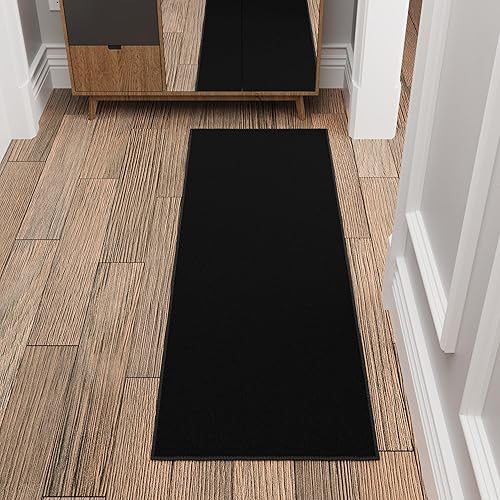Miniatura 130 de Sweet Home Stores Alfombra lavable antideslizante con parte trasera de goma para cocina, pasillos, baño, entrada, dormitorio, 2 pies 3 pulgadas x 3