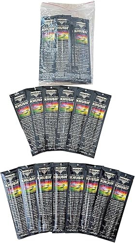 Mohan Aroma de incienso Khush, 1 paquete de 250 varillas (8 pulgadas de alto) – Fabricante del famoso aroma Khush (Khush)