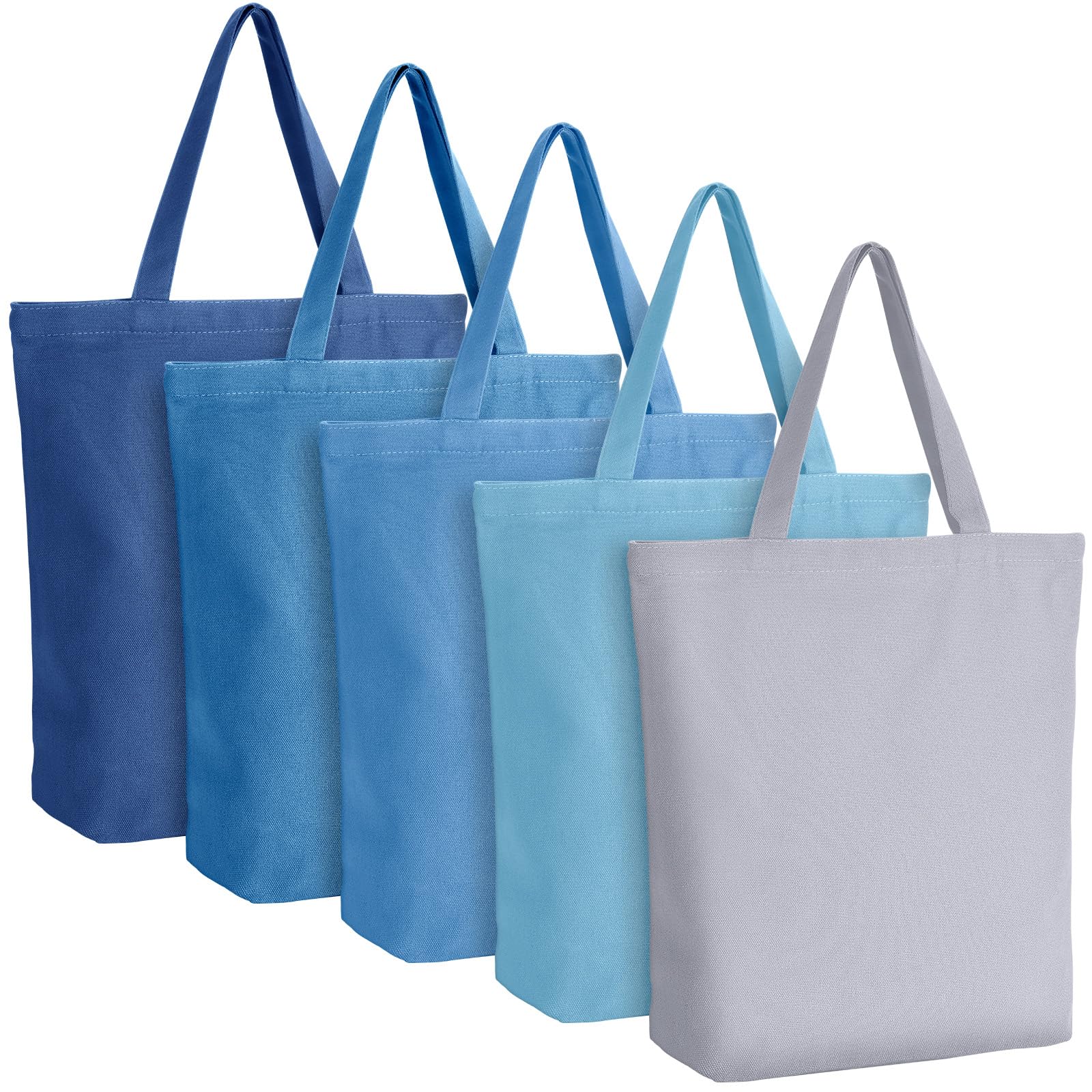 Amazon.com: Reginary Reusable Canvas Grocery Shopping Tote Bag