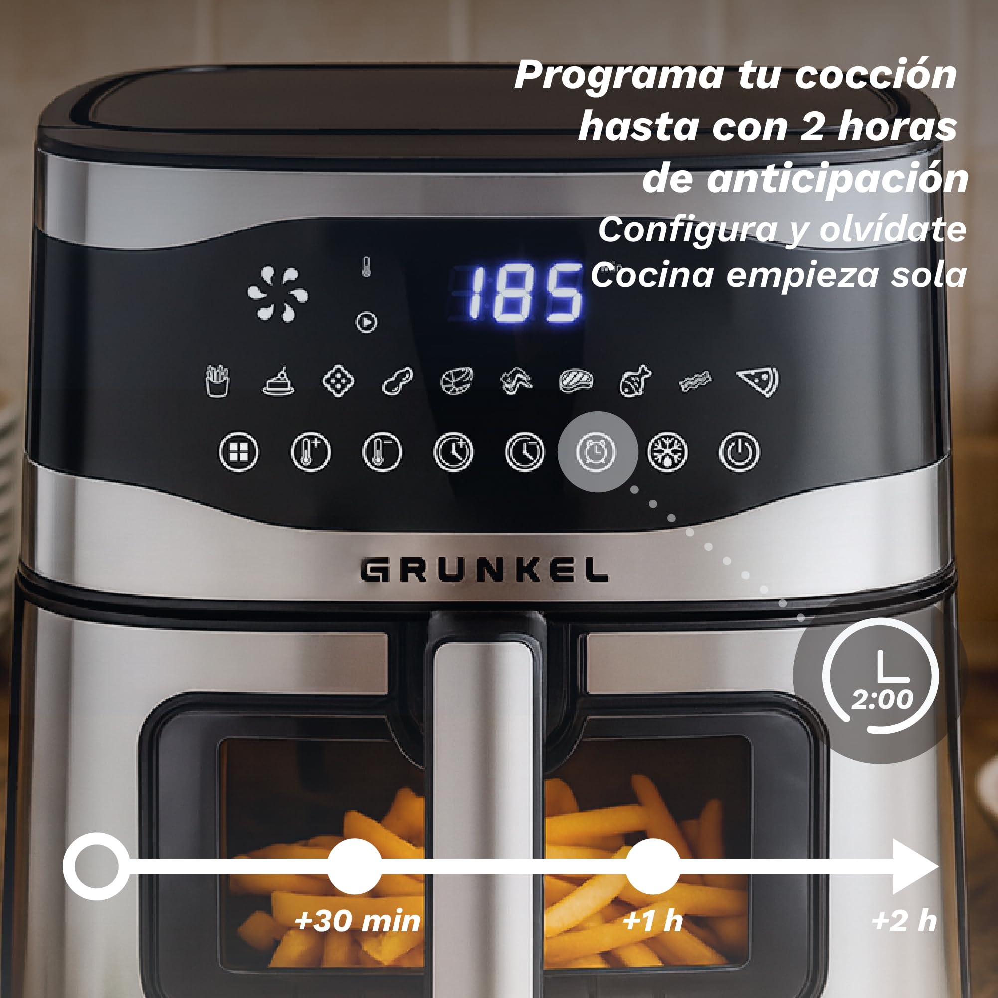 Grunkel FREIDORA MAXISTEELFRYER FREIDORA DE AIRE