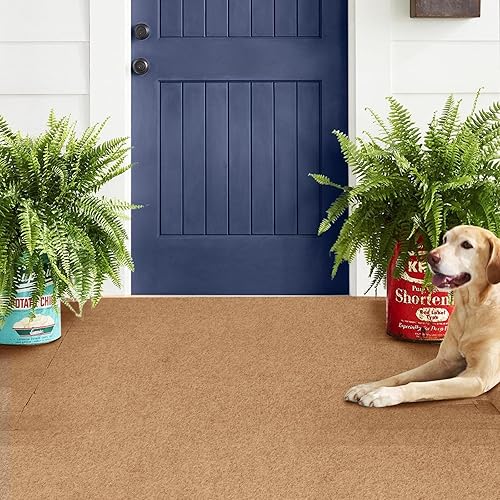 Miniatura 6 de Alfombra de pasillo de 3 x 15 pies, para interiores y exteriores, tamaños personalizados, con respaldo de goma antideslizante, alfombras