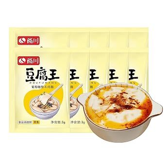 SHANGCHUAN Tofu Pudding Making ,Tofu Bean Curd coagulation and solidification, Homemade edible tofu flower coagulant soluble water, 3g/bag*10 bags