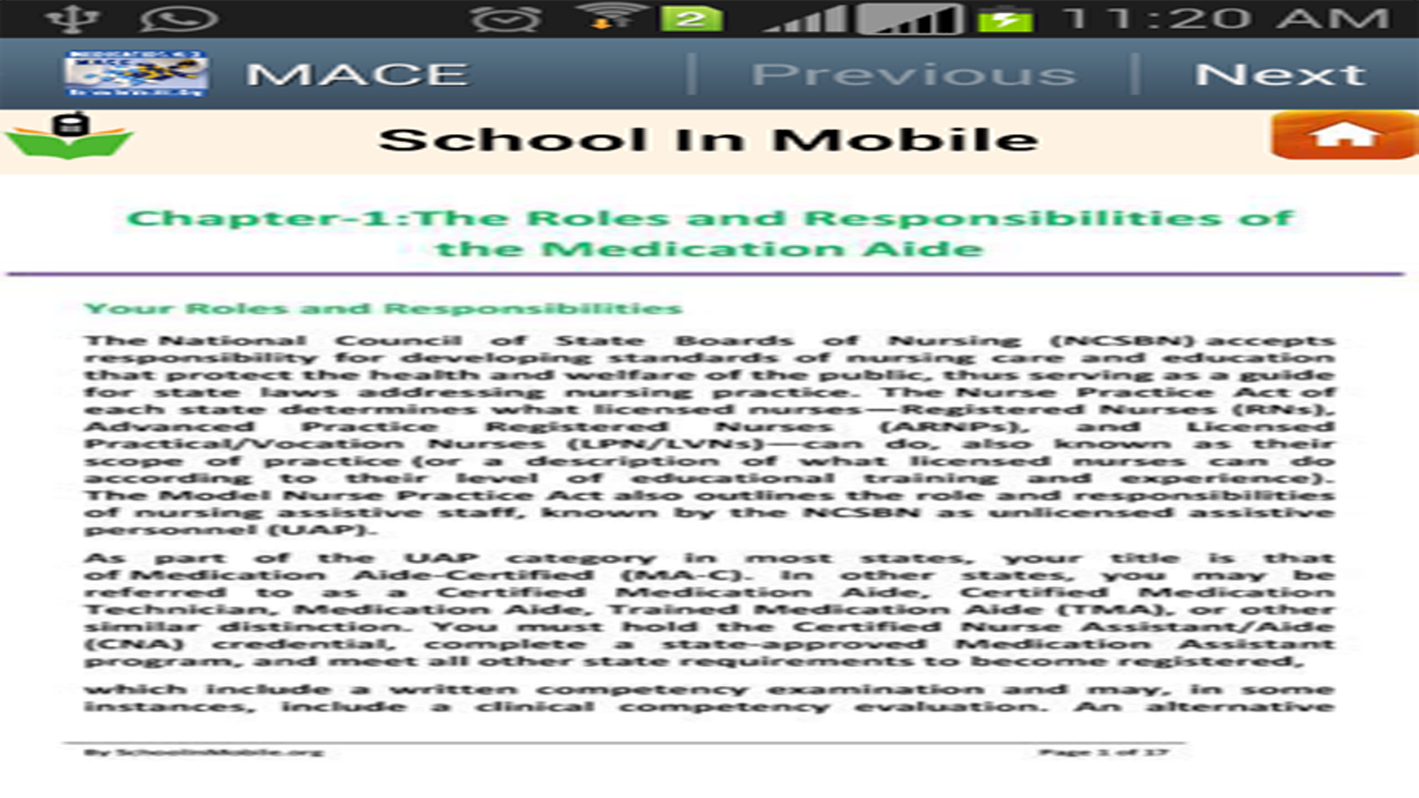 MACE Certification Study App Free App on Amazon Appstore