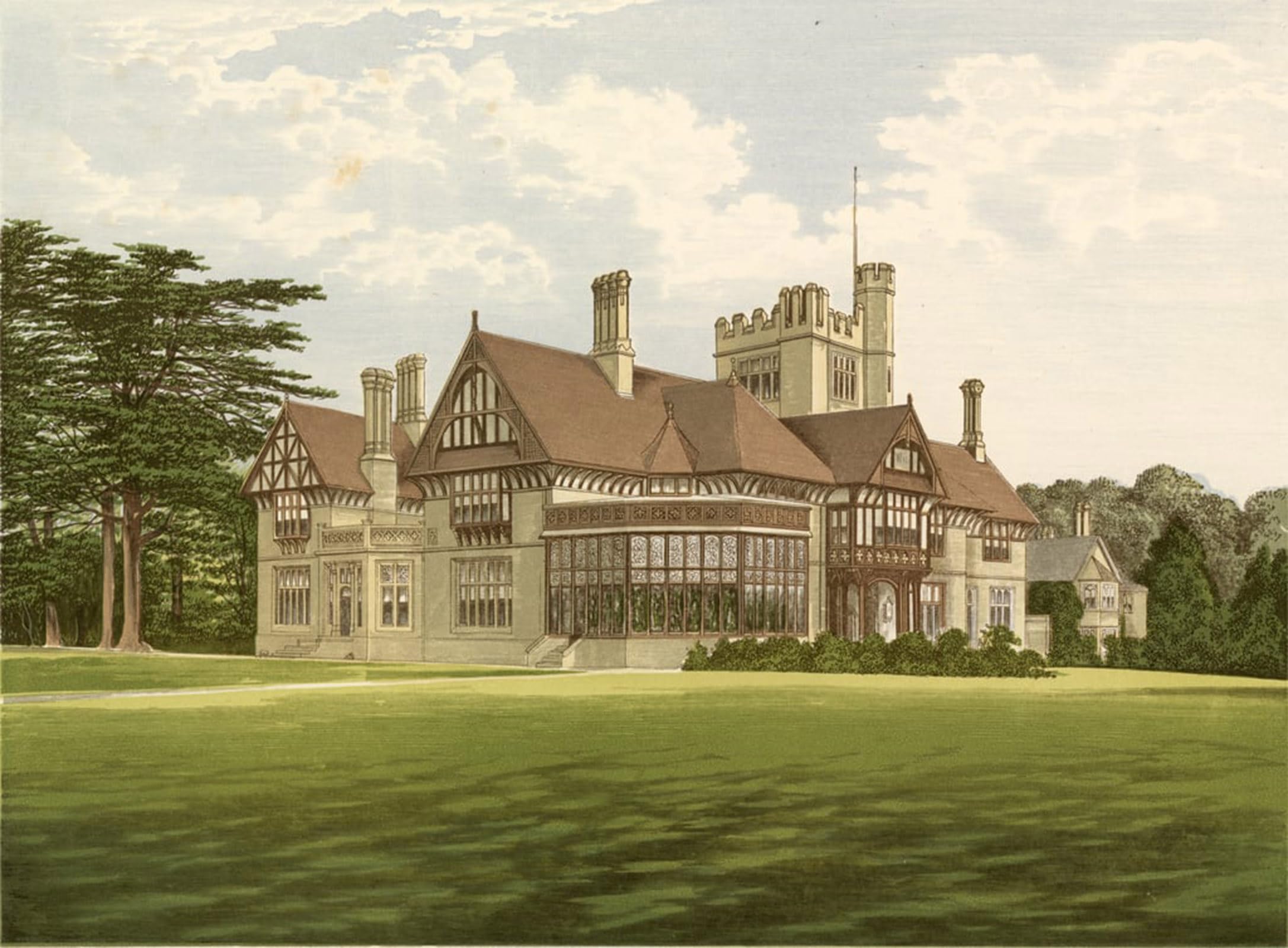 POSTERIIk Famous Modern Artwork Art Mural Cowdray Park by Alexander Lydon Oil Paintings Pictures for Home Decor 60x90cm