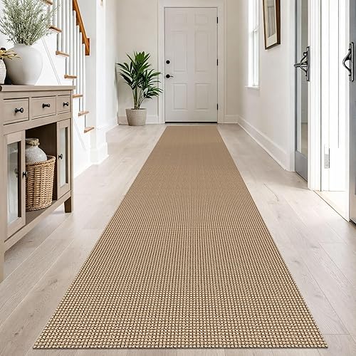 Miniatura 116 de IOHOUZE Alfombra lavable de 3 x 8 pies con parte trasera de goma antideslizante para pasillo ancho para pasillo de entrada, alfombra de cocina