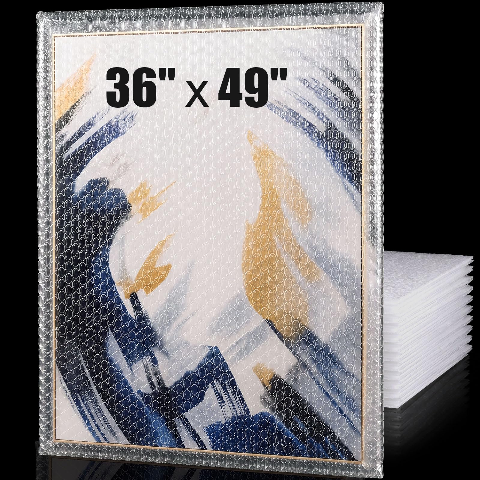 Dunzoom 4 Pack 36 * 49 Inch Extra Large Bubble Pouches for Packing Shipping