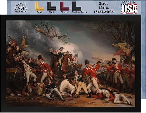 Vista 27 de Declaración de independencia de John Trumbull - Lienzo enmarcado para decoración de pared, lienzos de reproducción de pintura fina Impresión