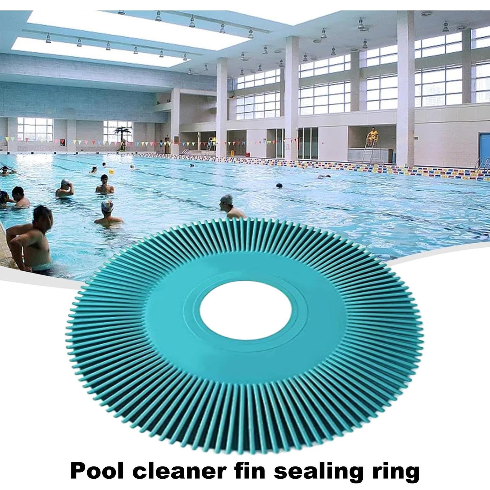 Sello de vacío Plisado para Limpiador de Piscinas, reemplazo de Sello Plisado, Anillo Plisado con Sello de Goma Plegable Estable, Sello de vacío de Repuesto para Limpiador de Piscinas,