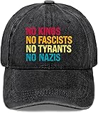 no King Day Hat for Womens Low Profile Washed Distressed Baseball Caps No King Day 5 One...