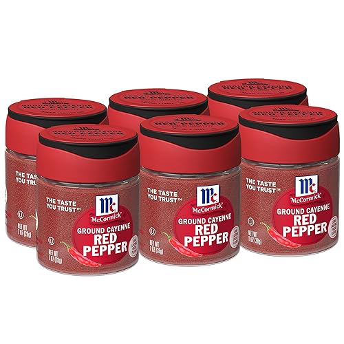 McCormick Pimienta roja de cayena molida, 1 onza (paquete de 6)