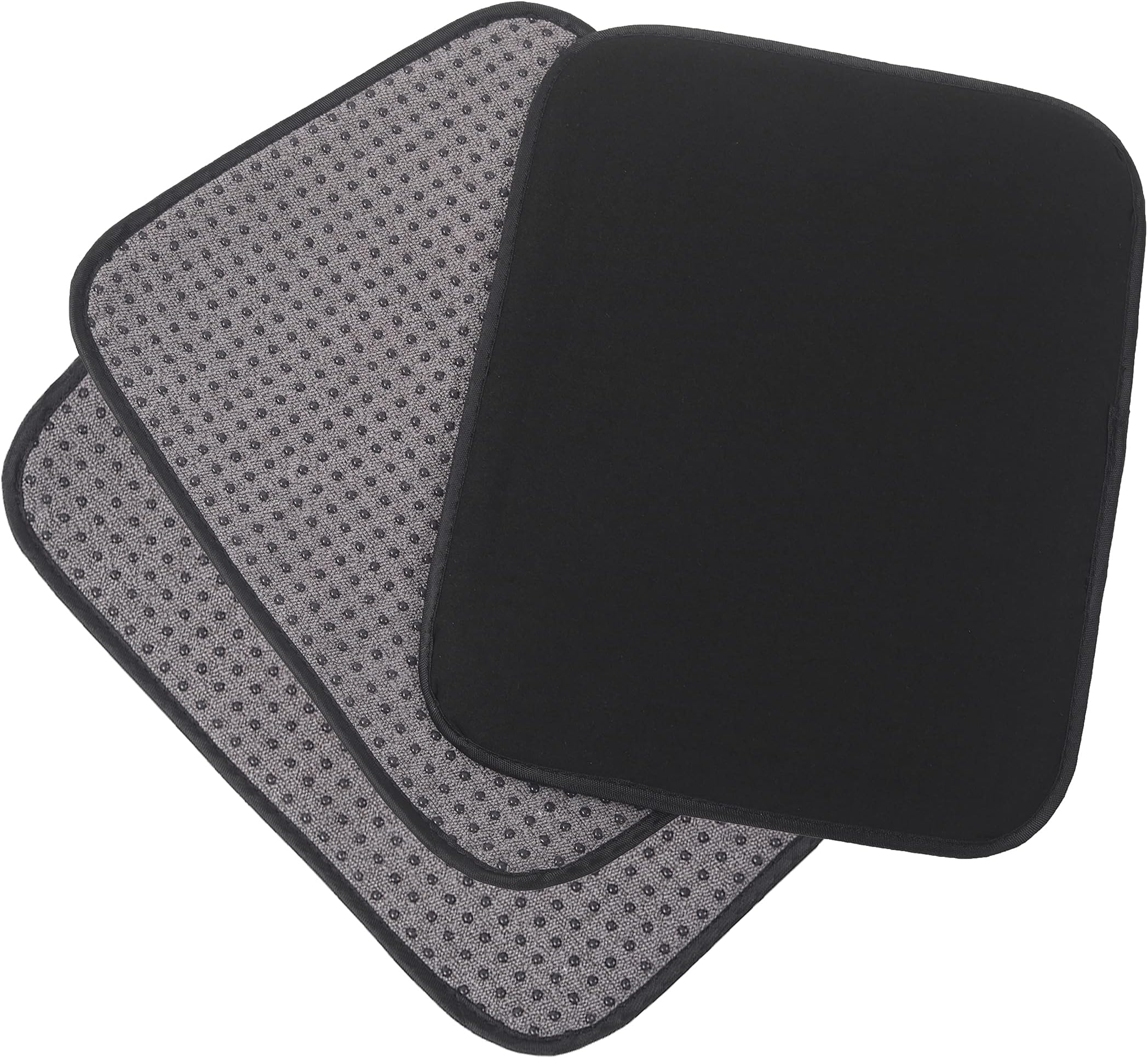 TonGass (3-Pack) Microfiber Bowling Ball Towel - 10 Inches x 8 Inches Premium Quality Bowling Ball Shammy Pad with Easy-Grip Dots - Clean Bowling Ball from Dirt and Oil to Improve Grip and Precision