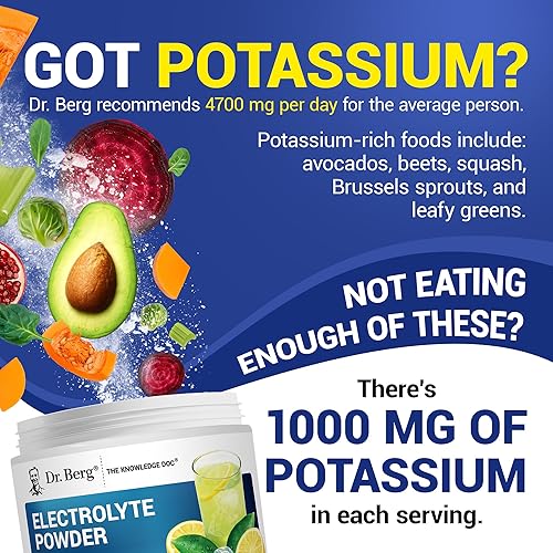 Miniatura 4 de Dr Bergs - Polvo de electrolitos keto originales 50 porciones cero ingredientes artificiales polvo de electrolitos sin azúcar sin maltodextrina