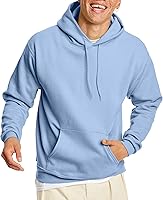 Vista 100 de Hanes EcoSmart Hoodie, Midweight Fleece, Pullover Hooded Sweatshirt for Men Negro