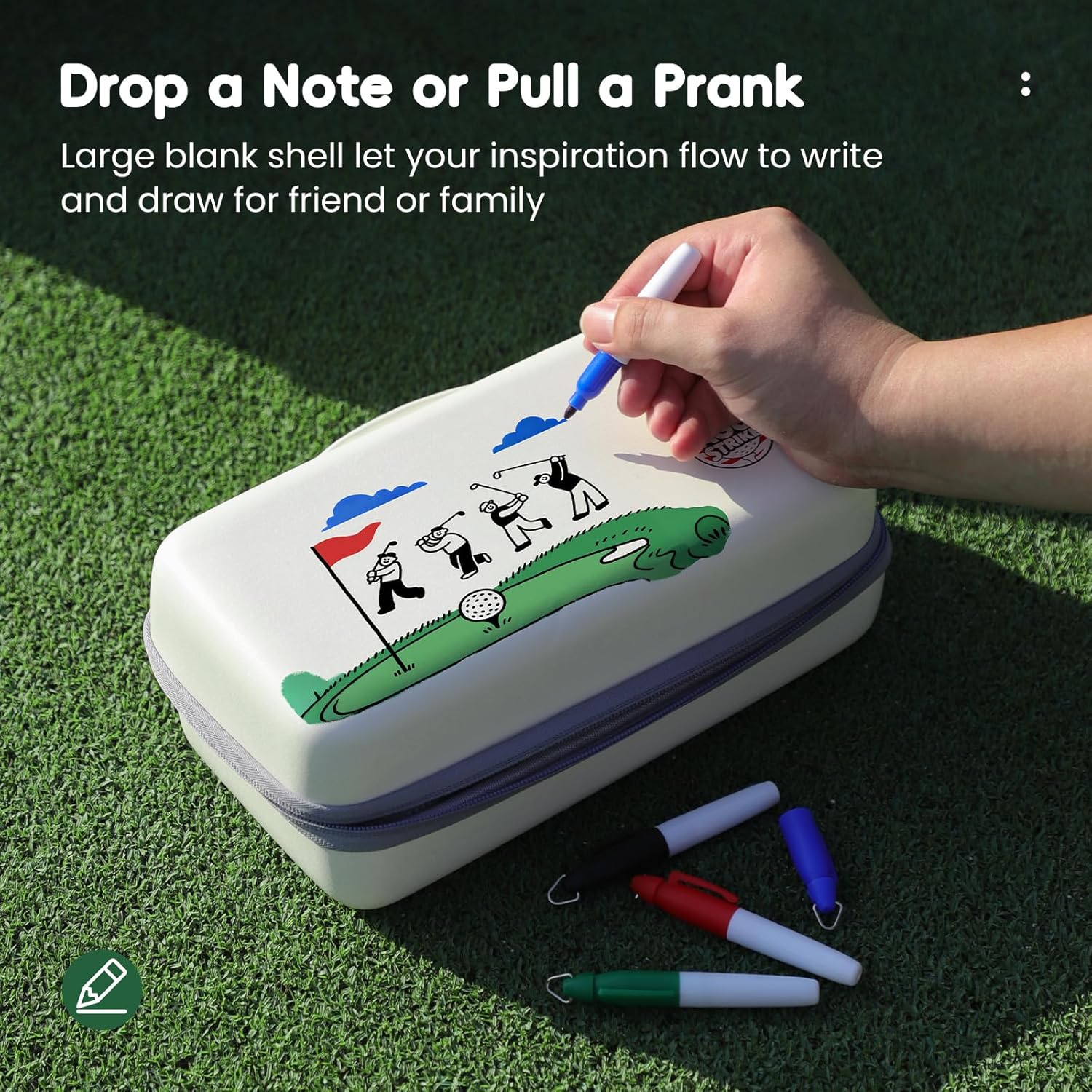 Golf Gifts for Golfers Men Women, 23Pcs Golf Accessories Kit Must Have Golf Balls Golf Tees Glove Holder Golf Ball Liner Pen Divot Repair Tool Score Counter, DIY Gift for Christmas Day Birthday - Image 5