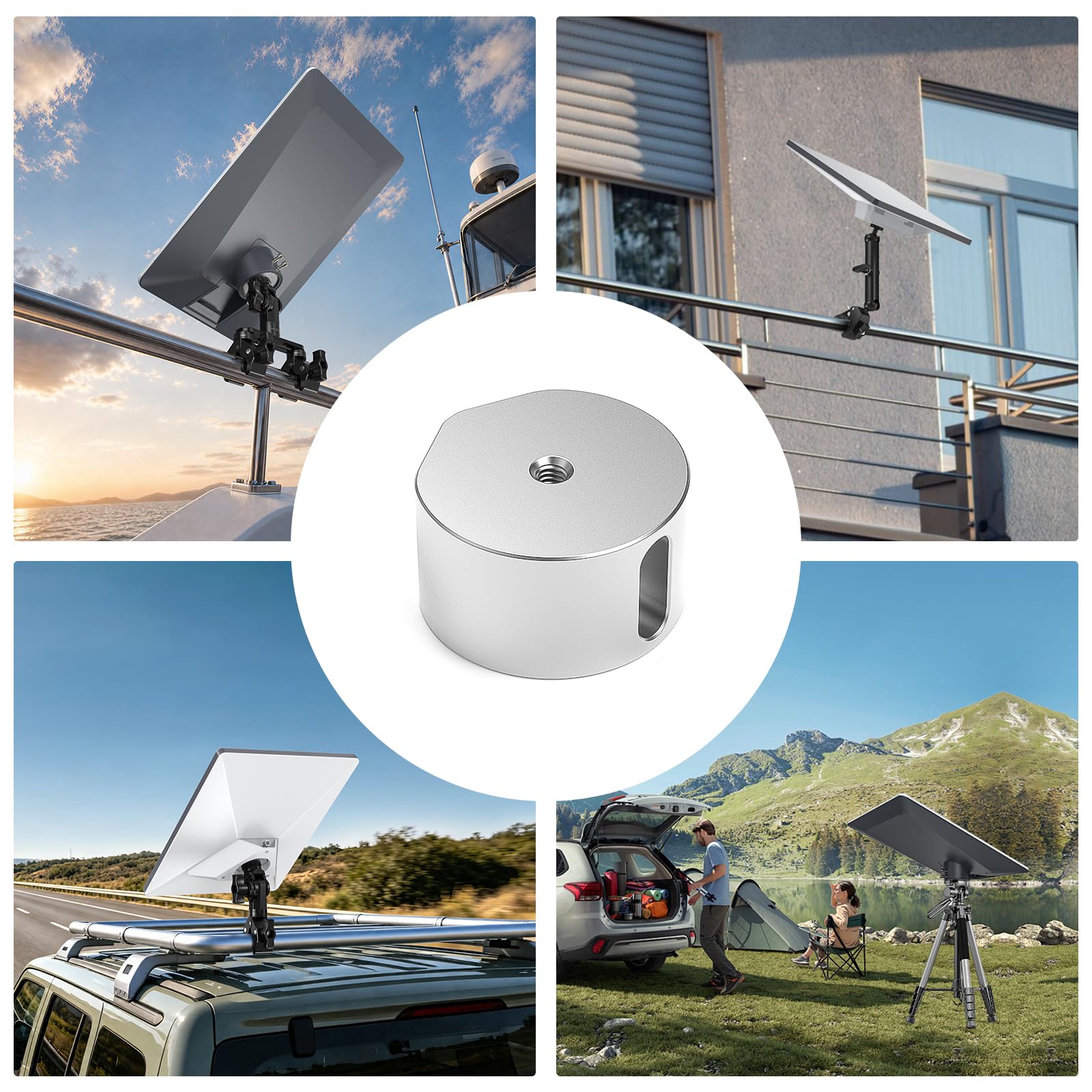 Adaptateur trépied Starlink V5, base en alliage d'aluminium robuste