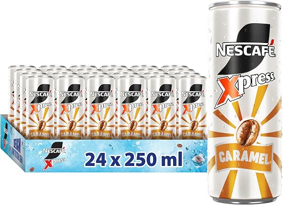 Nescafé Xpress Caramel Cold Coffee 250 ml x 24