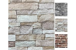 Peel and Stick Adhesive Wall Panels for a Brick-Like Wall in Minutes