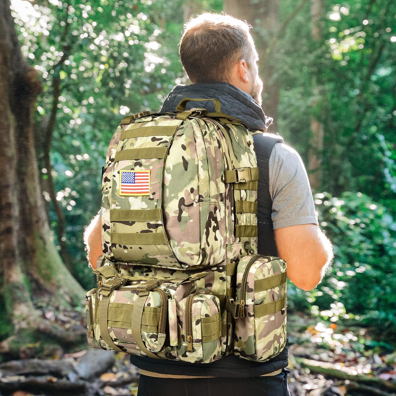 CVLIFE Detachable Molle Bag