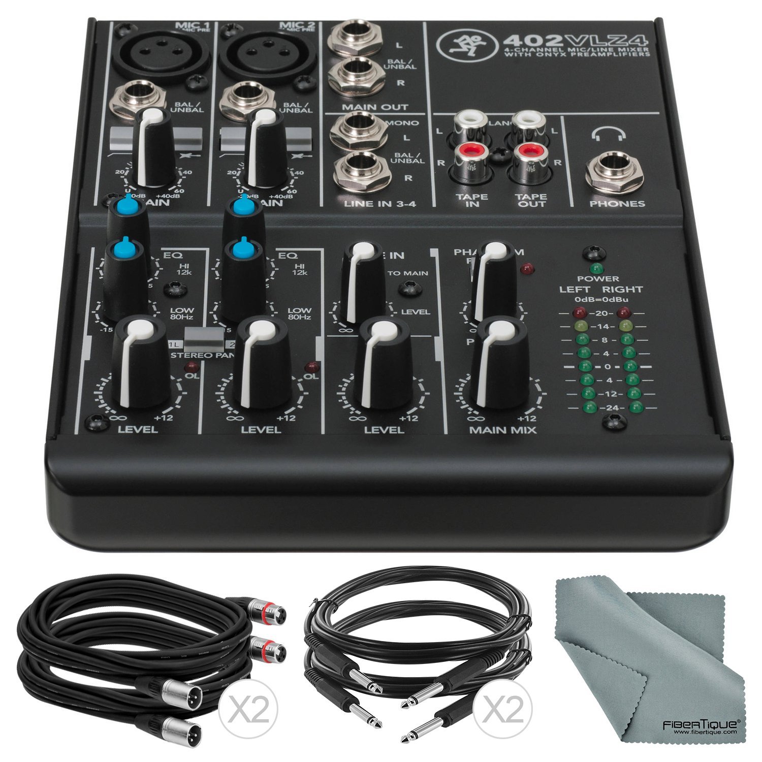 Mackie 402VLZ4 4チャンネル コンパクトミキサー Amazon | Mackie 402VLZ4 - 4チャンネル ウルトラコンパクト