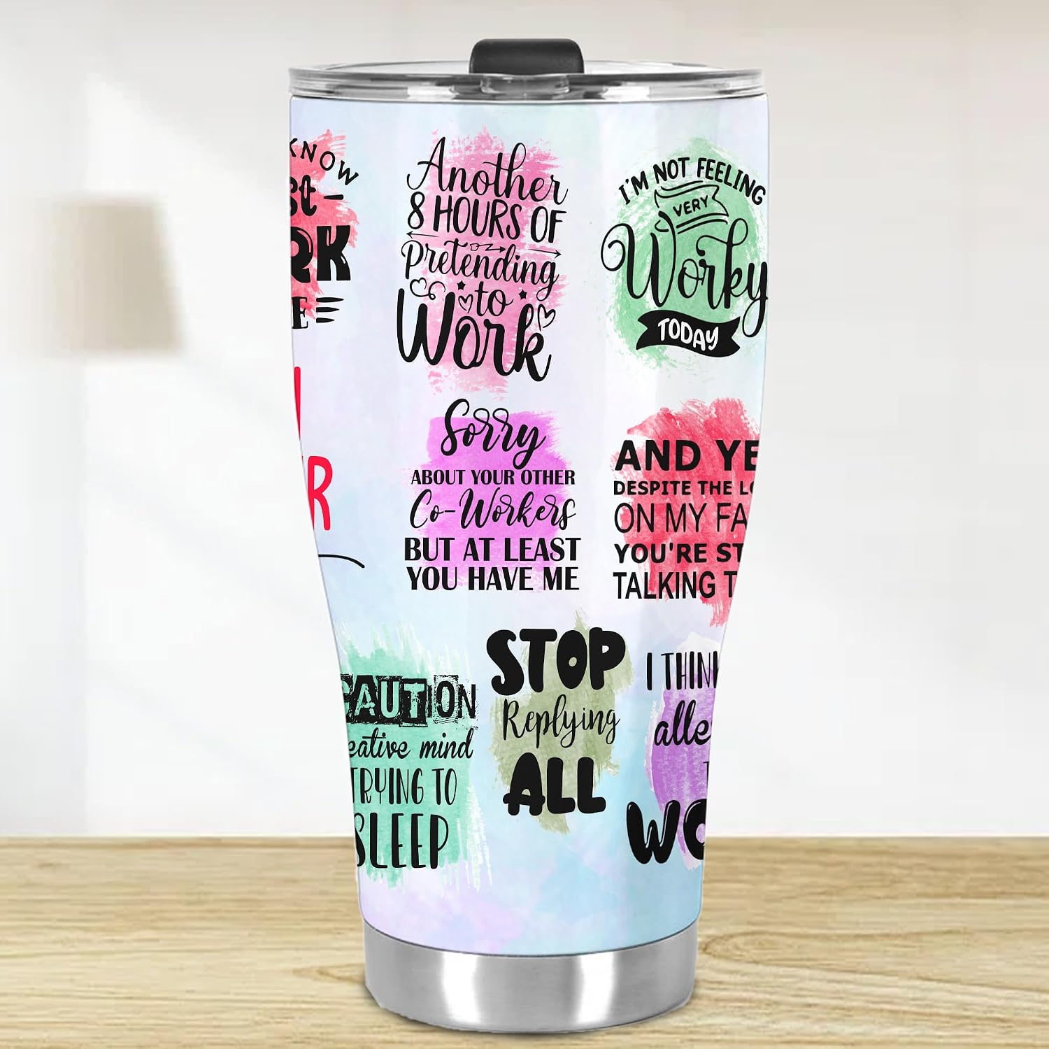 Thank You Cabin Cleaner Tumbler Stainless Steel 30oz, Coworkers Appreciation Gifts for Women Men, Funny Office Work Employees Staffs Driking Coffee Cup For Birthday Christmas