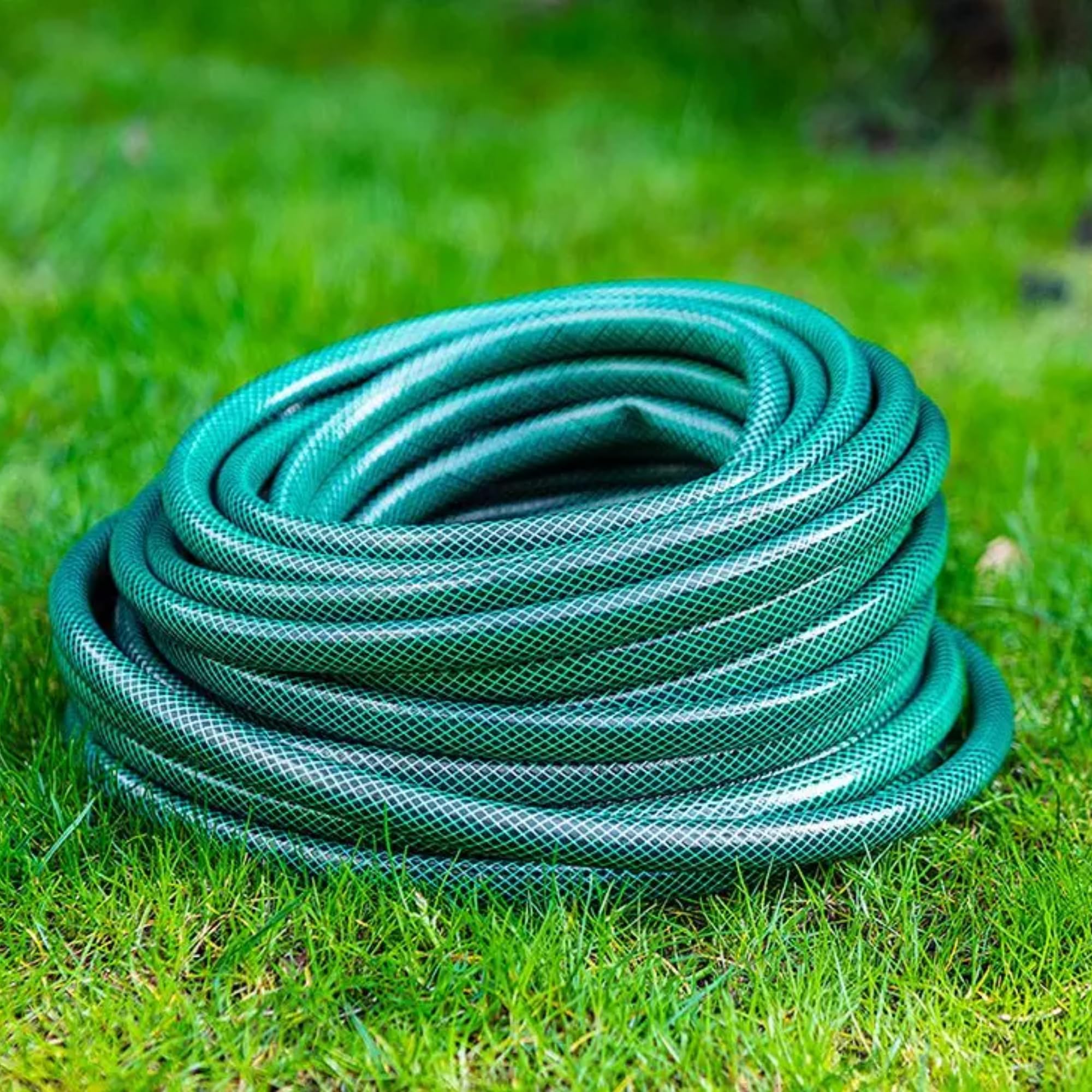 VERTO Gartenschlauch 1/2 Zoll, 50 m Länge, 4-lagiger, UV-beständig | Flexibel Schlauch, Wasserschlauch mit Anti-Algen-Innenausstattung, 24 bar Berstdruck, Grün