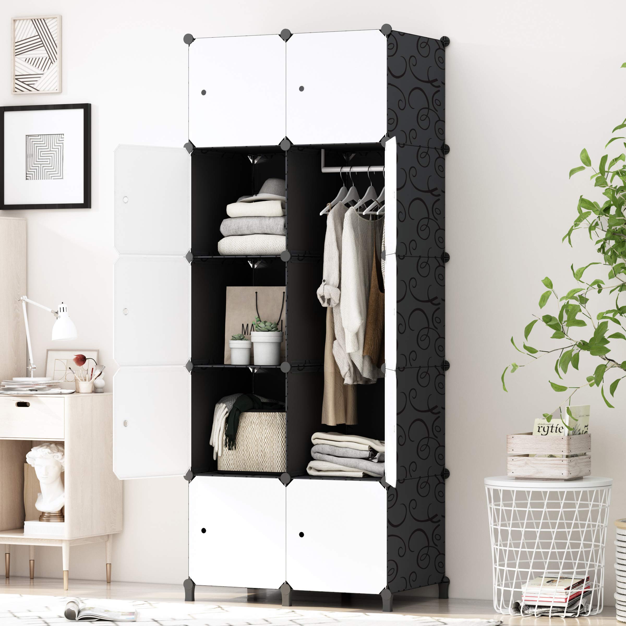 JOISCOPE Ideal Storage Organizer Cube Closet Portable Wardrobe