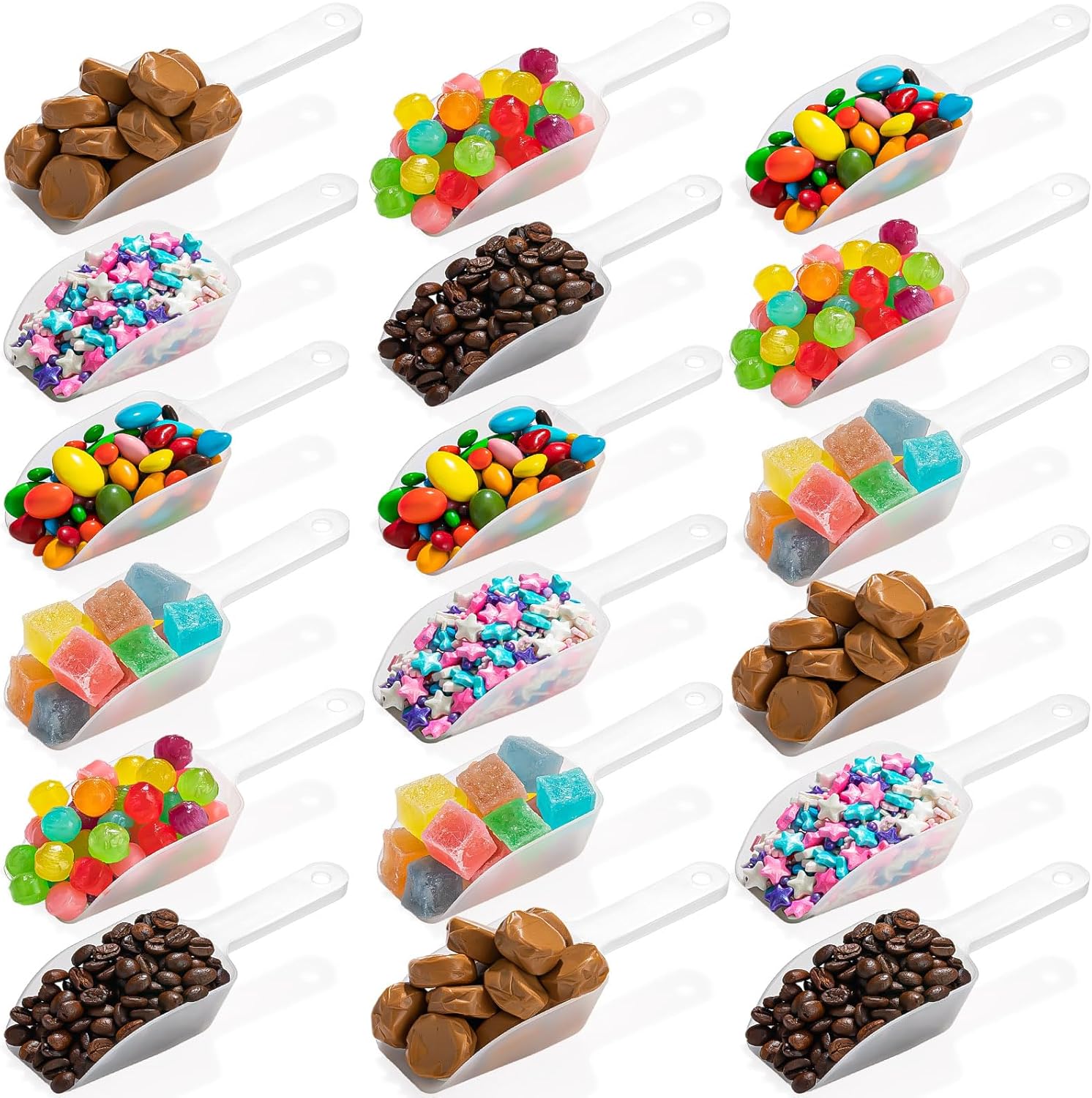 18Pcs Candy Scoops for Buffet, 6.1” Mini Plastic Kenya | Ubuy