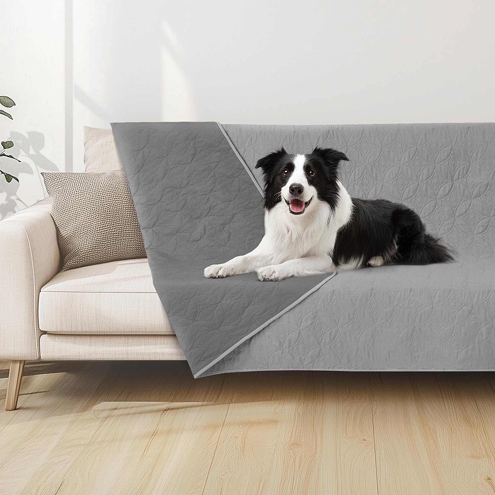 PICK FOR LIFE Waterproof Dog Blanket For Bed, 76×178cm Dog Blankets Washable Soft Reversible Puppy Blankets Anti Scratches Dirty for Bed Sofa Furniture