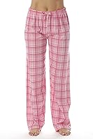Just Love Women's Plaid Cotton Pajama Pants - Soft Breathable Sleepwear, XS-3X Fun Prints