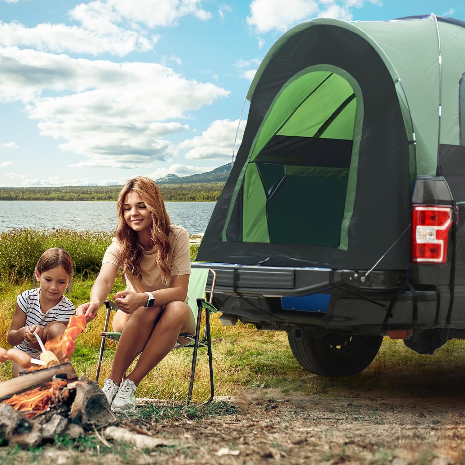 SHANTRA Pickup Truck Bed Tent Review Camping Nature