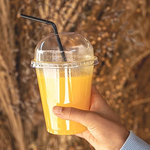 Miniatura 2 de Pajitas de plástico desechables  Paquete de 200 agitadores de cóctel reutilizables para café, palitos flexibles, batidos, bebidas para niños,