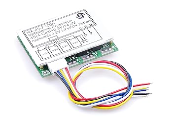 KNACRO 100A 4S 3.7V Protection Board for Lithium Battery 14.8V 16.8V with Balance Over-Current Over-Charge Over-Discharge Short-Circuit Protection BMS Protection PCB Board (4S 3.2V 100A)