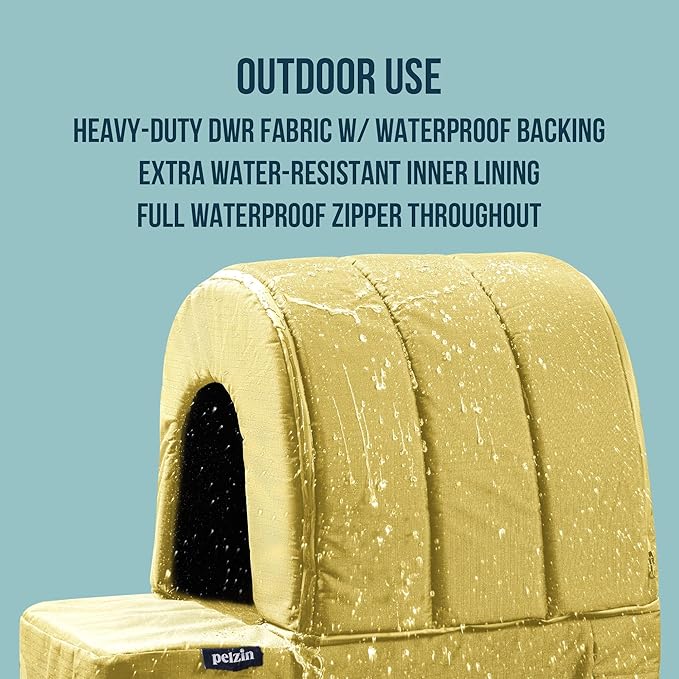 Casa para Perro Ortopédica Mediana 74cm Impermeable y Lavable miniatura 4