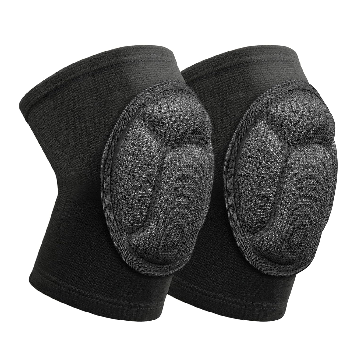 flintronic Volleyball Dance Knee Pads, Thick Sponge Work Knee Pads, Highly Elasticated Knee Pad, Anti-Slip Collision Avoidance Knee Pad for Volleyballs, Handball, Dance(M)