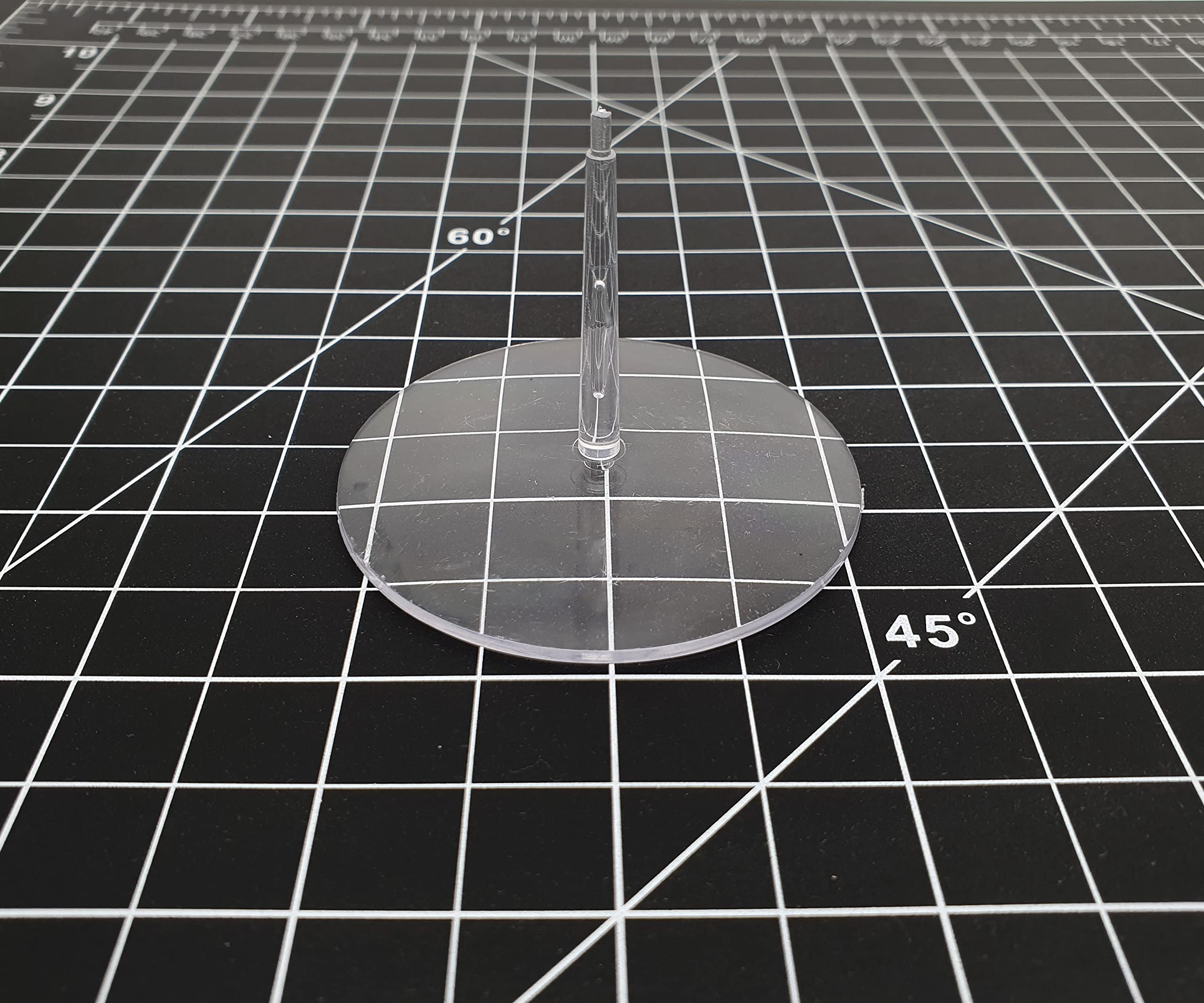 Hobby Heaven 60m Plastic Clear Flying Wargaming Bases (3 pcs)