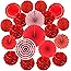 Zerodeco Hanging Paper Fan Set, Tissue Paper Pom Poms Flower Fan and Honeycomb Balls for Birthday Baby Shower Wedding Festiva