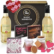 Original Mother's Day Gift, Grandma, Sister, Best Friend, Deli Pates and White Wine Gift (White)