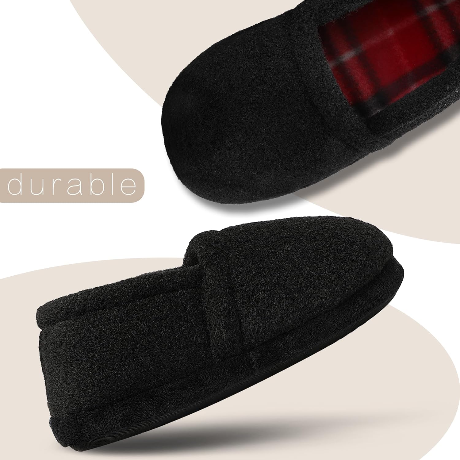 Tuboom Boy's Slippers Little/Big Kid House Shoes with Cozy Memory Indoor Outdoor - Image 6