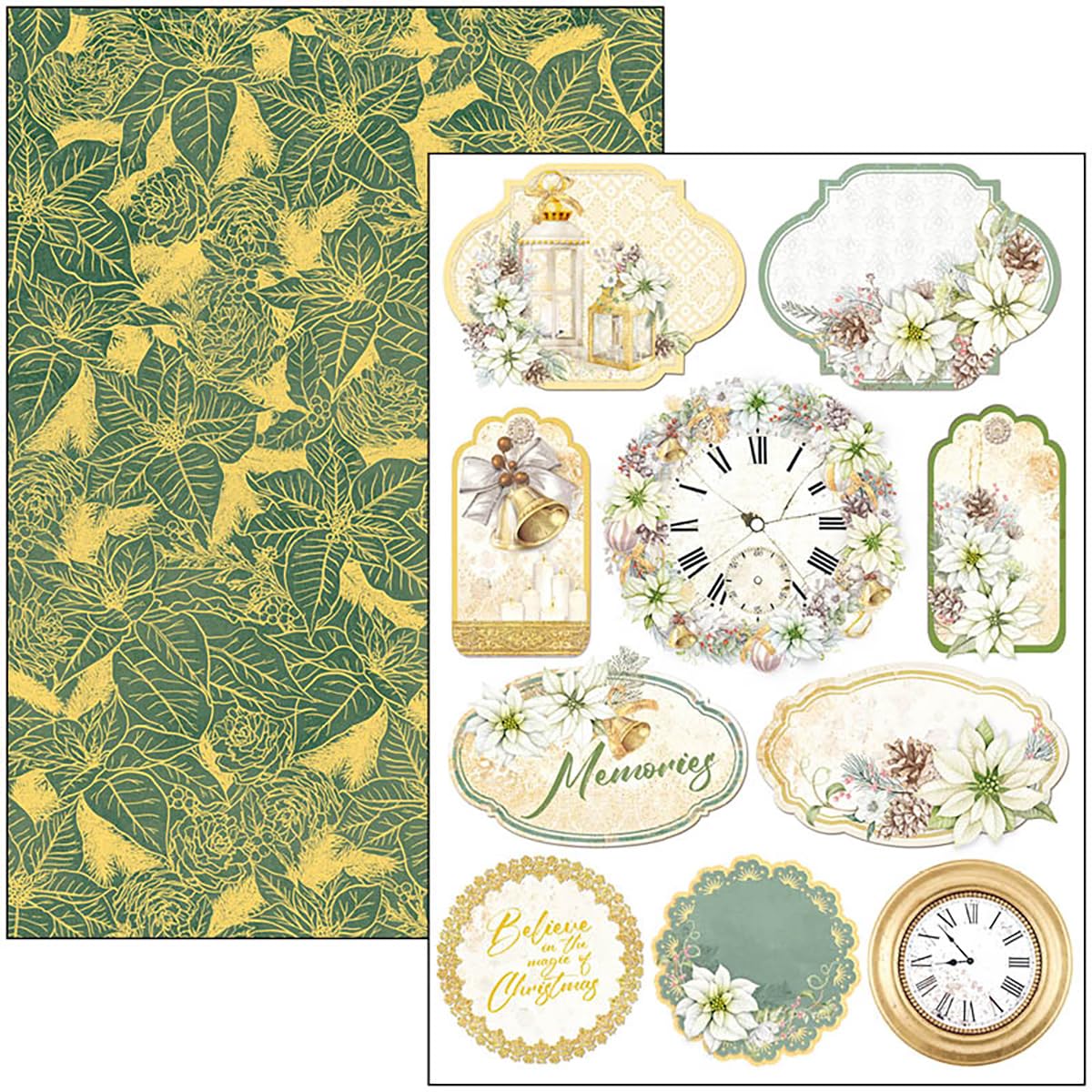 Ciao Bella Sparkling Christmas A4 Creative Pad - Image 3