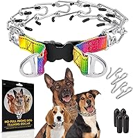 Vista 9 de PetJett Collar de Ahogo para Perros Collar de Entrenamiento Collar de Púas Ajustable para Perro Collar de Liberación Rápida de Pellizco para Perro
