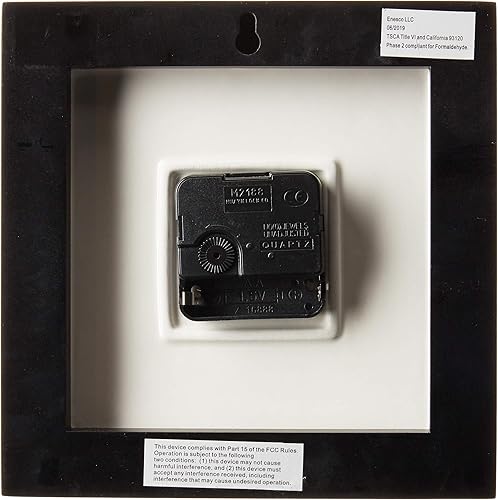 Miniatura 3 de Enesco Whatever Scrambled Numbers Always Late - Reloj de pared cuadrado para colgar 75 x 75in